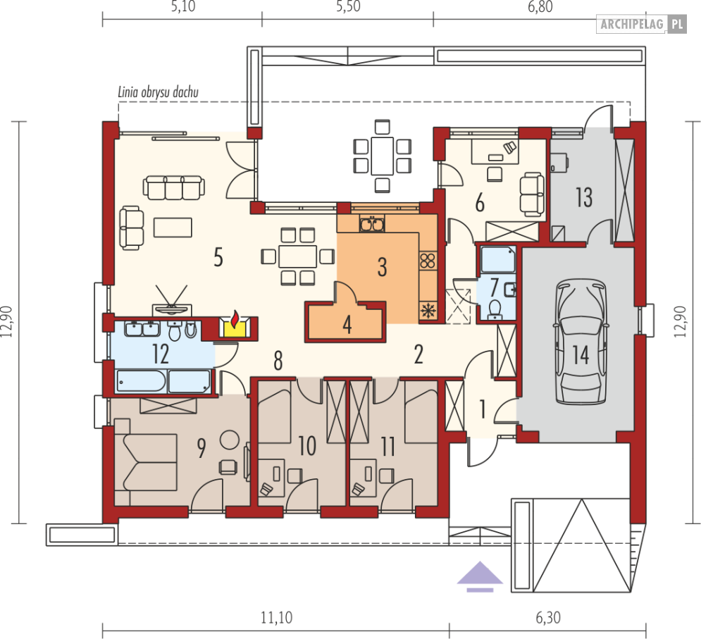 Marlon III G1 (biały)