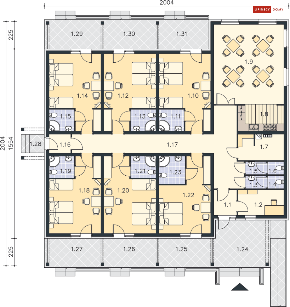 Budynek agroturystyczny Jesion (DCPS03)