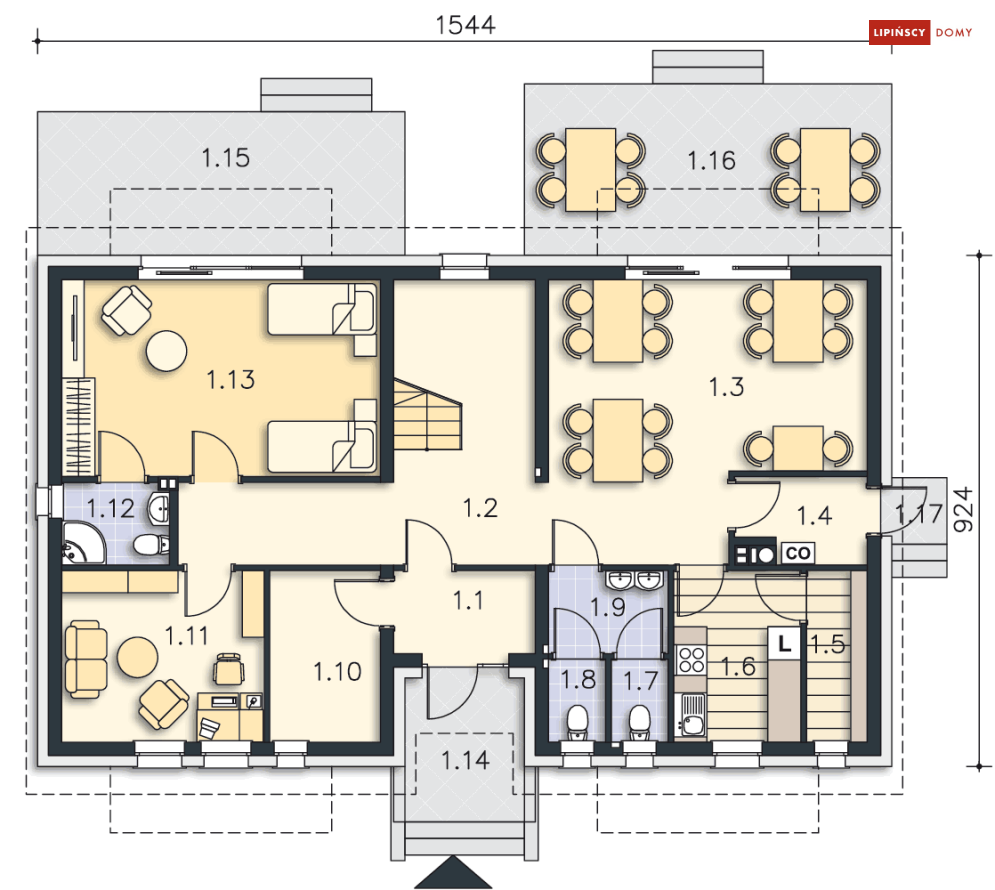 Budynek agroturystyczny Brzoza (LMPS01)