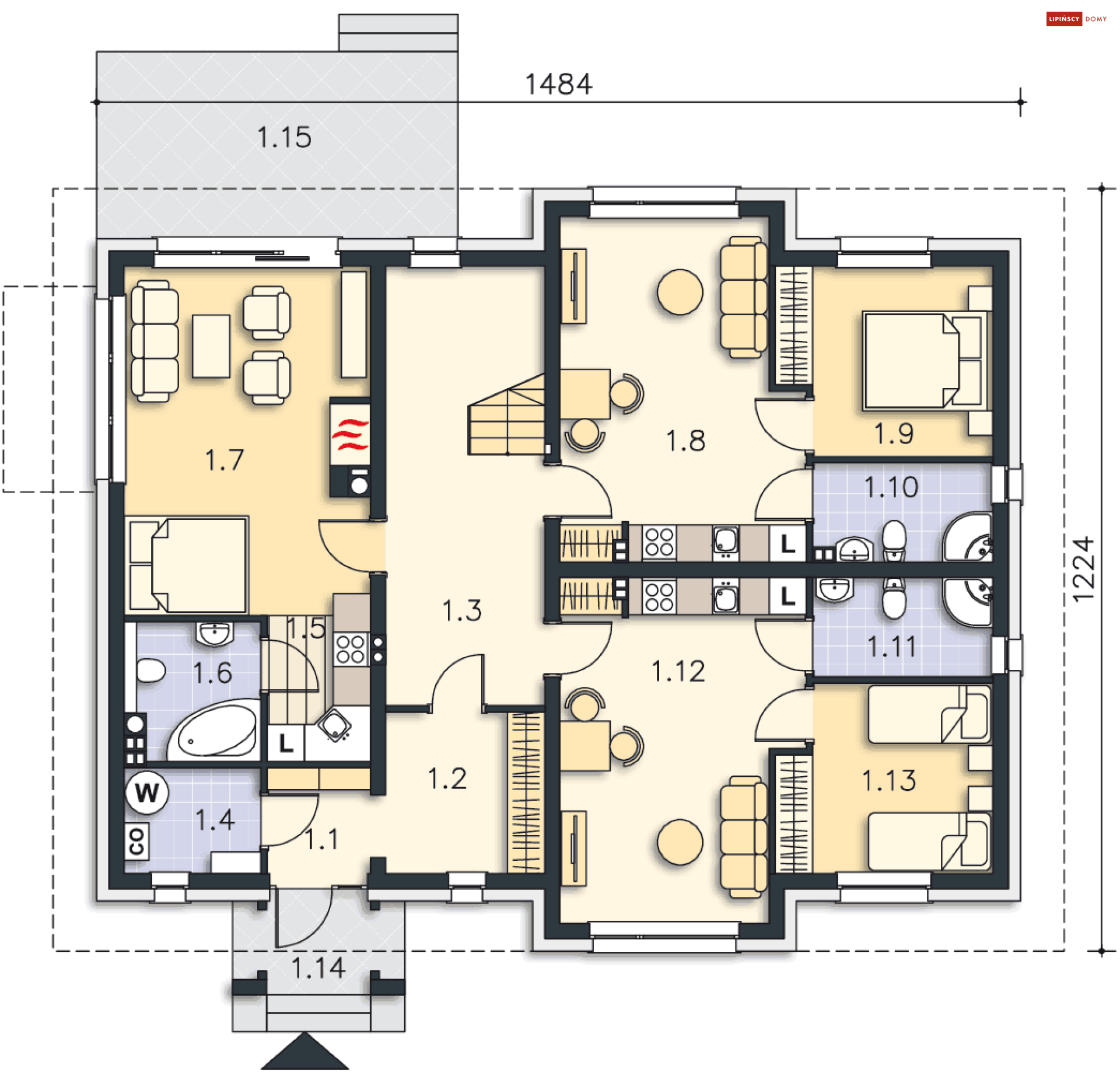 Budynek agroturystyczny Dąb 2 (LMPS02a)