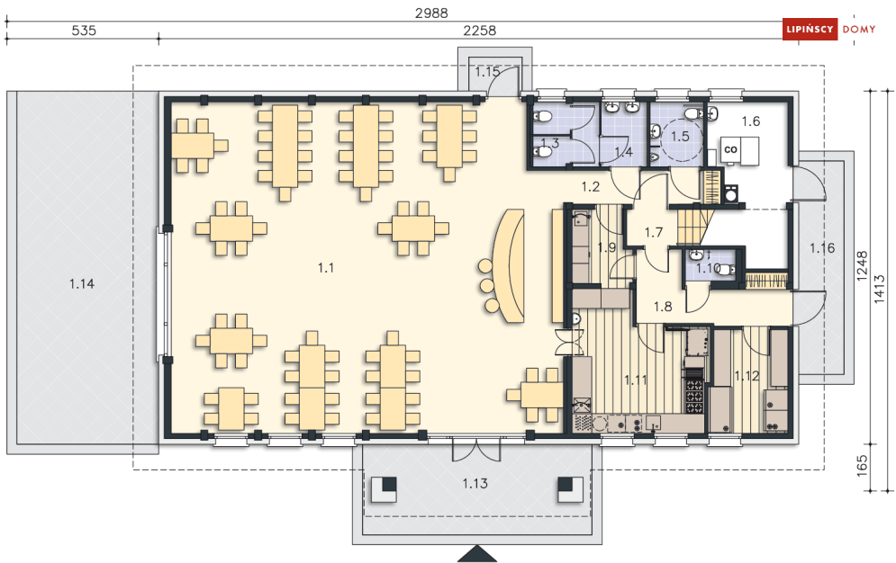 Budynek usługowy Orzeł (DCU01)