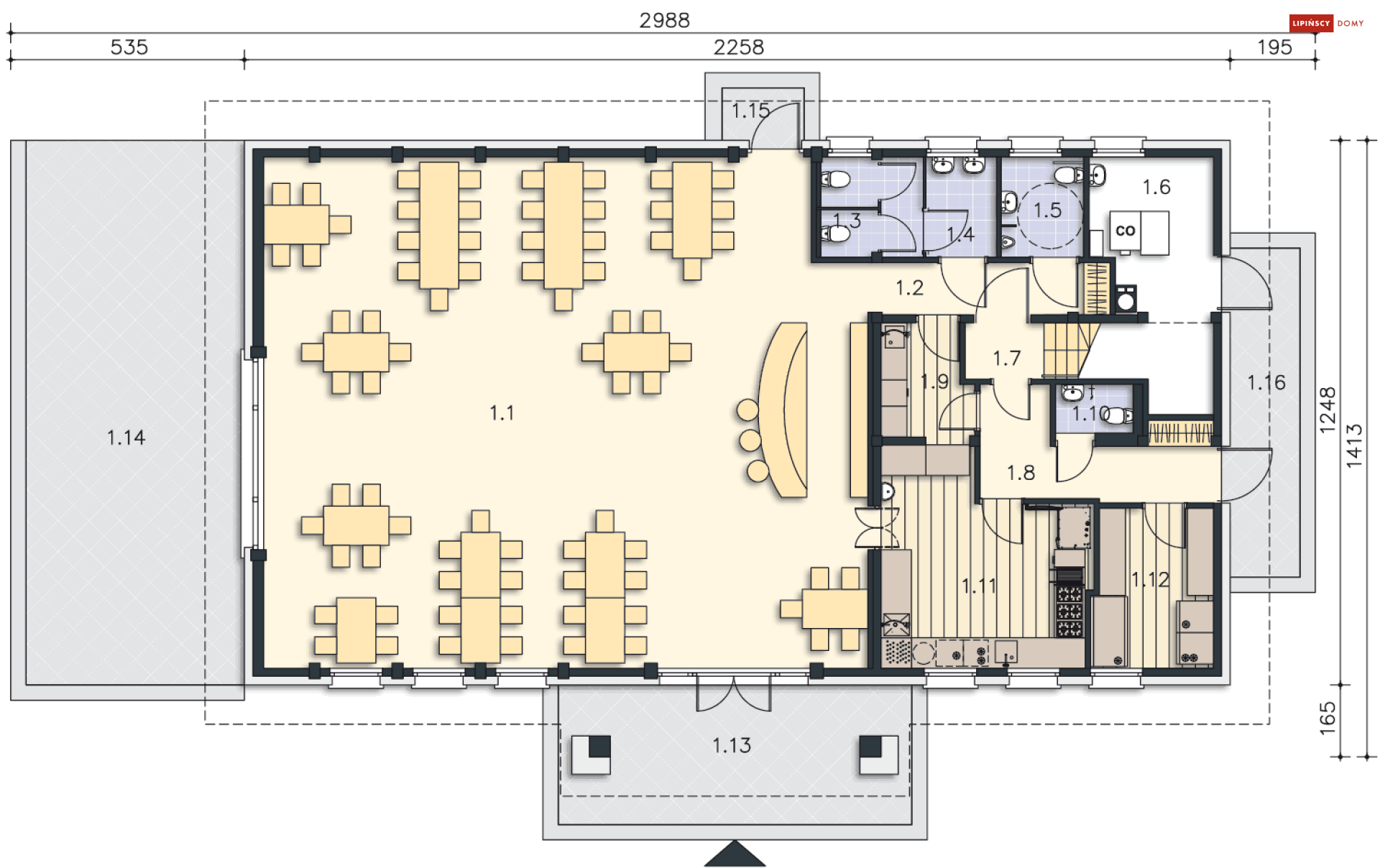 Budynek usługowy Orzeł (DCU01)