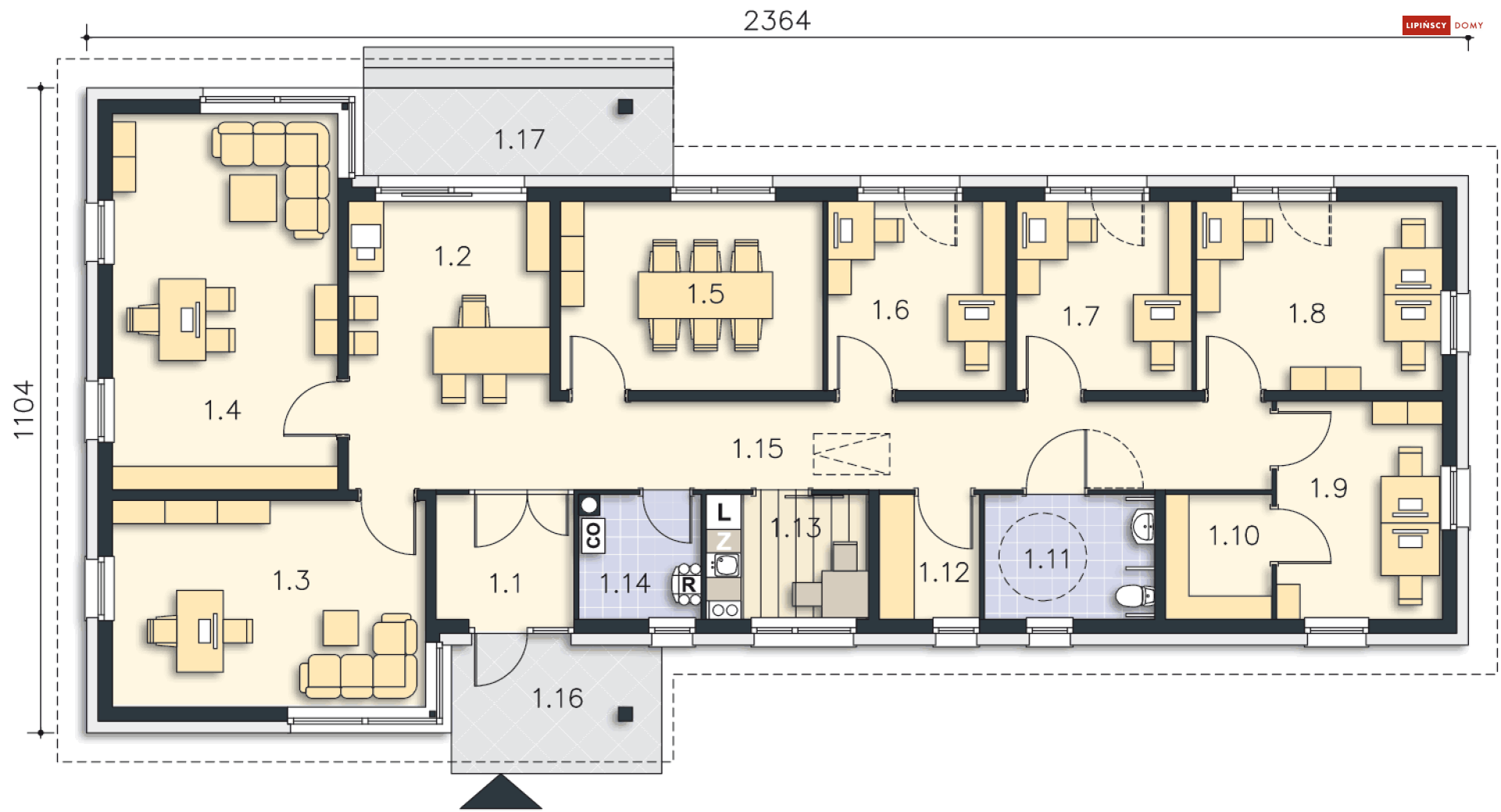 Budynek usługowy Office 1 (DCU04)