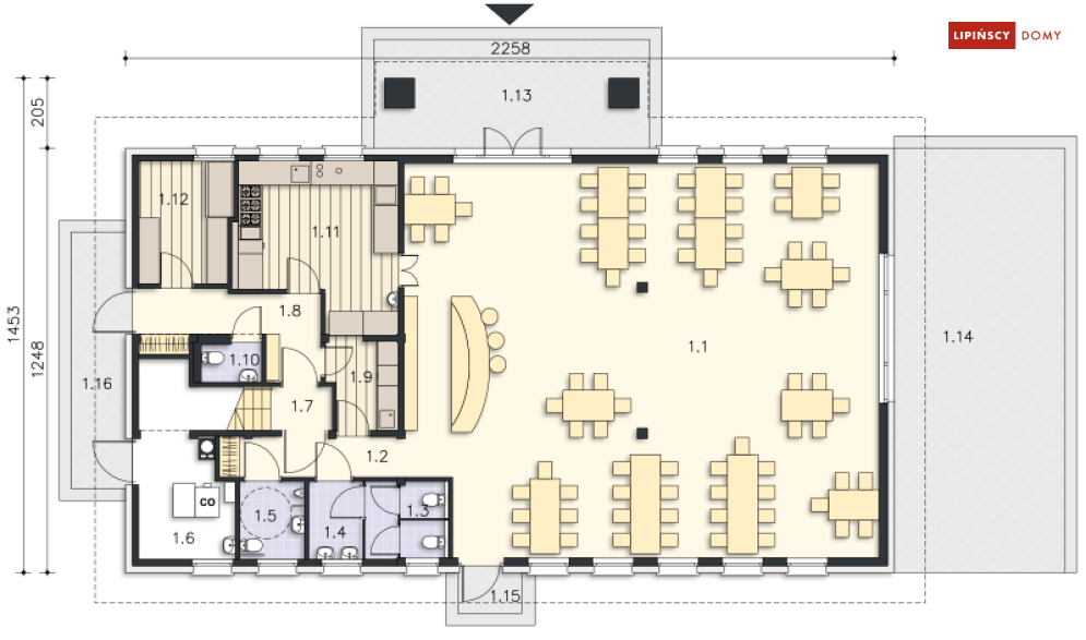 Budynek usługowy Orzeł II (DCU01a)