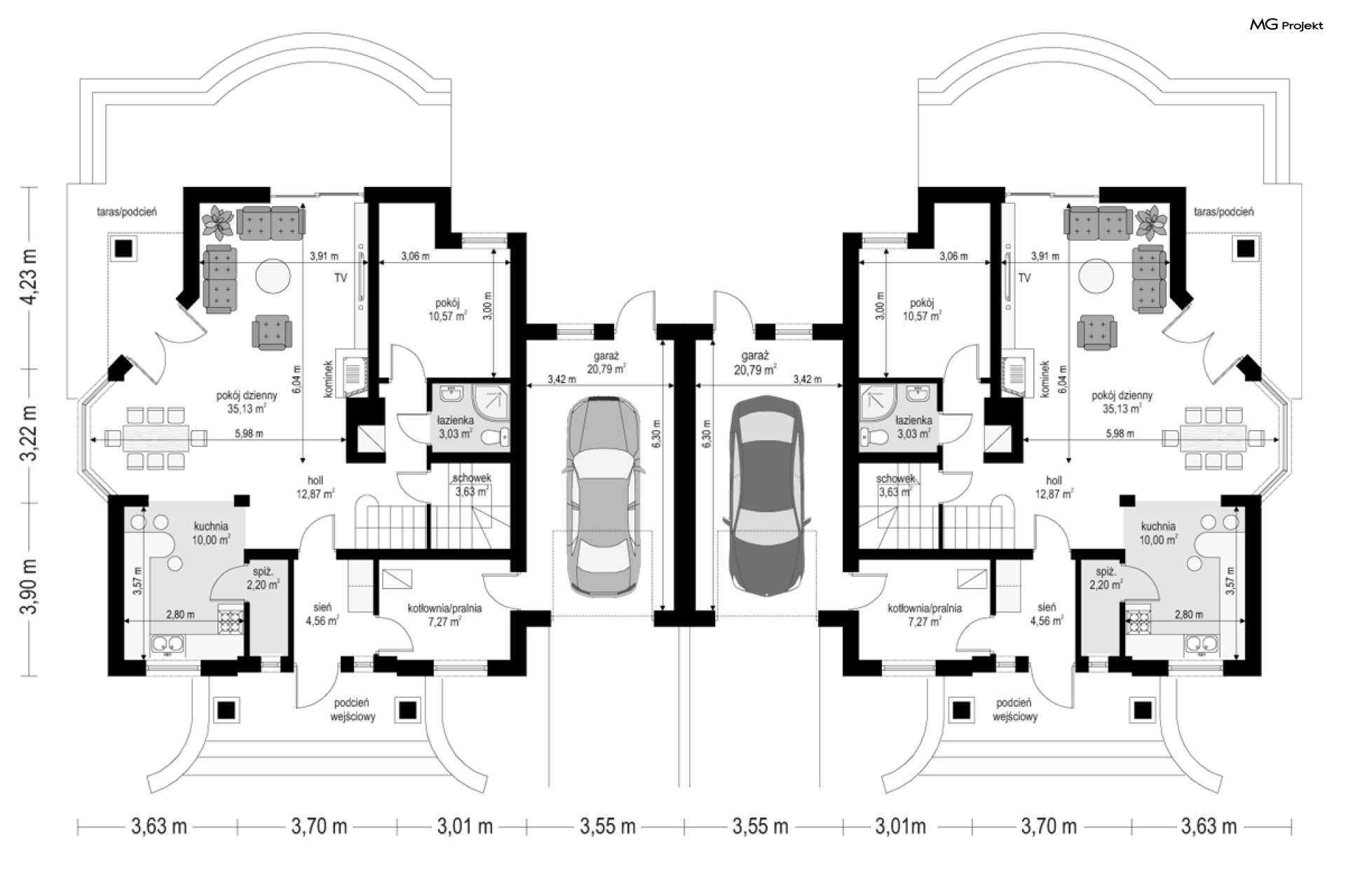 Dom na medal - bliźniak
