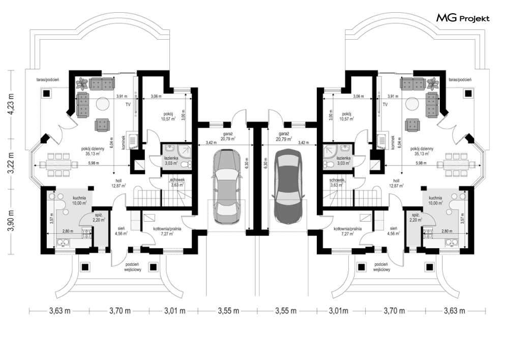 Dom na medal - bliźniak