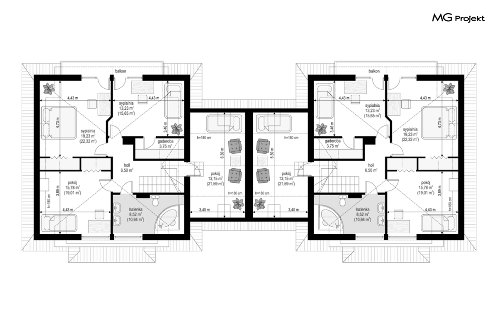 Dom na medal - bliźniak