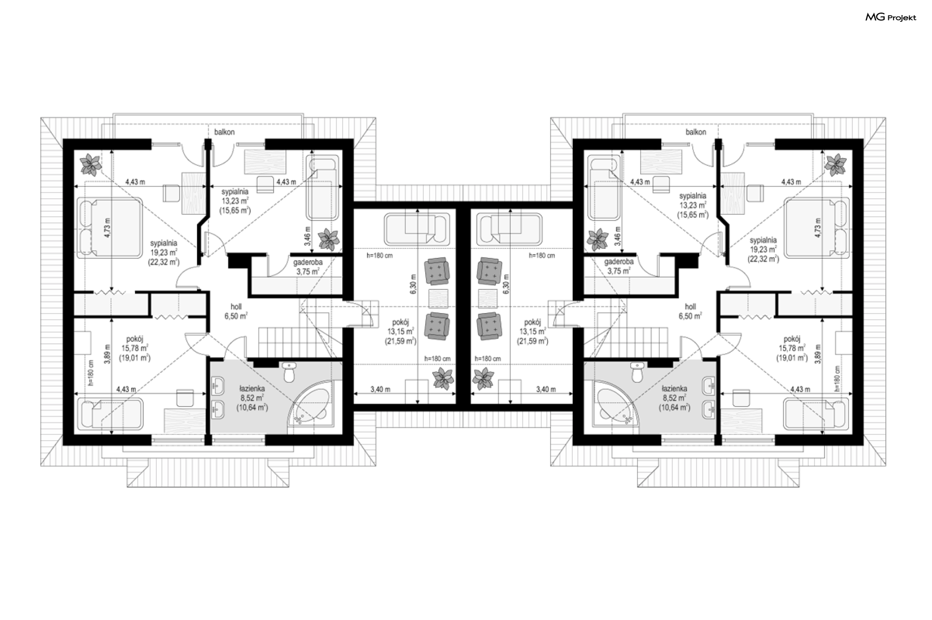 Dom na medal - bliźniak