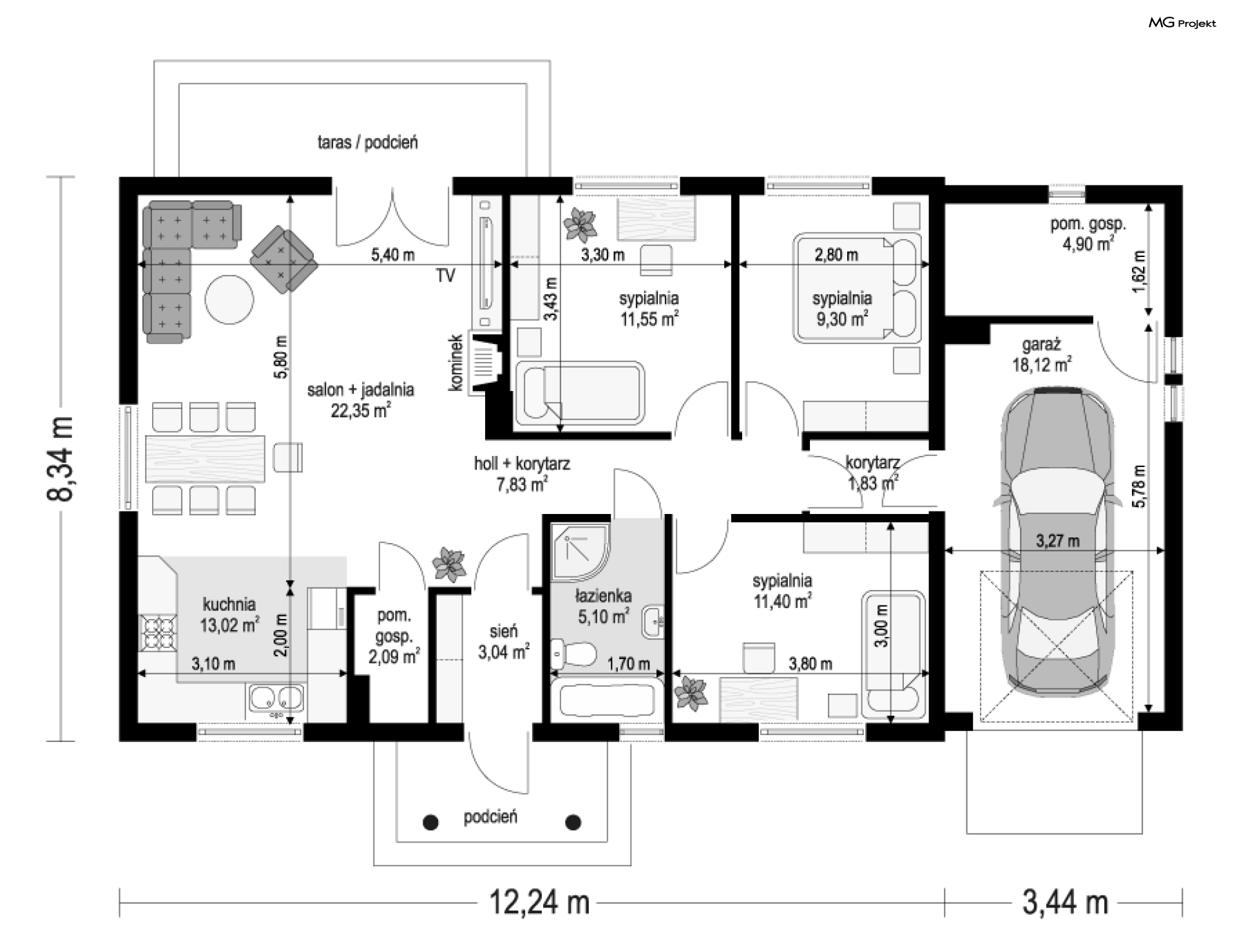 Jak Marzenie z garażem wariant F