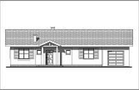 Słoneczny z garażem - wariant B