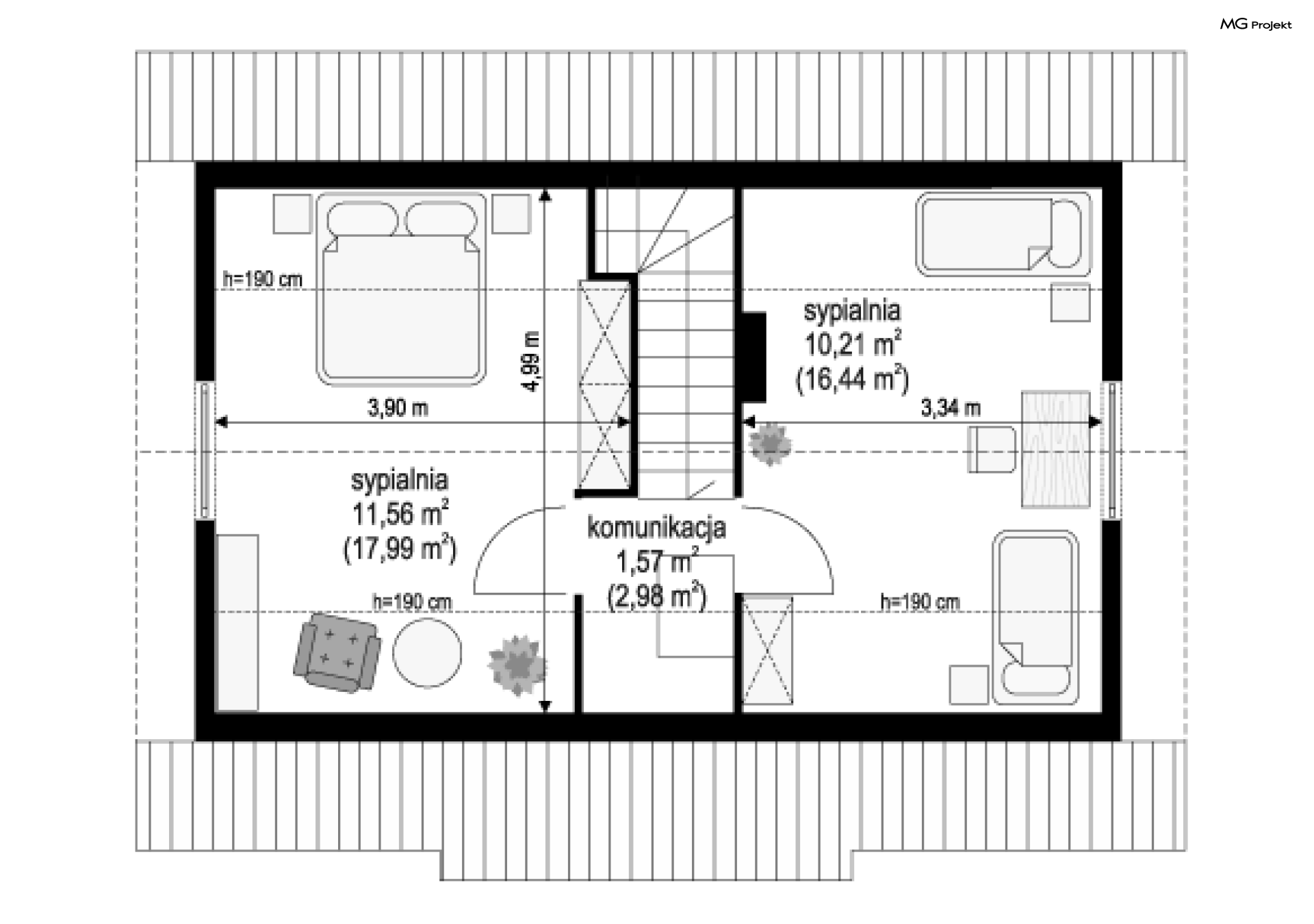 Sosenka Drewniana wariant D