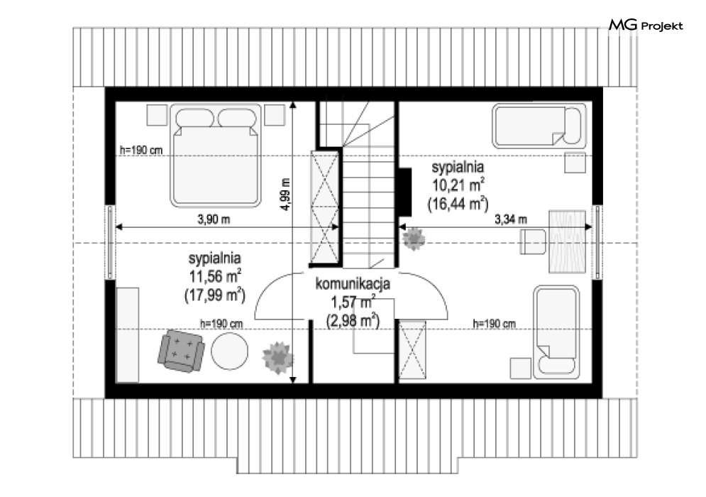 Sosenka Drewniana wariant D