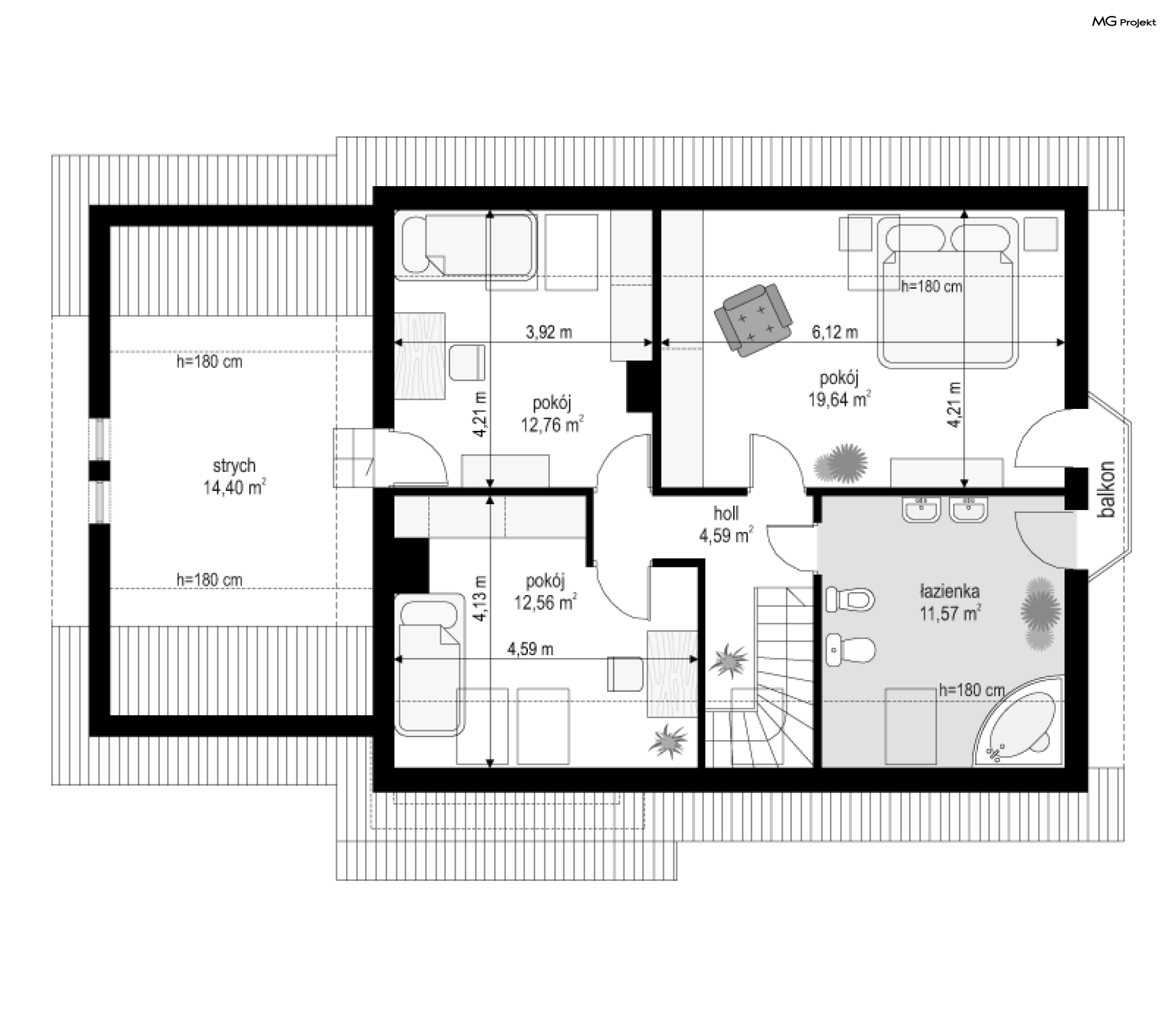 Zgrabny z przedsionkiem