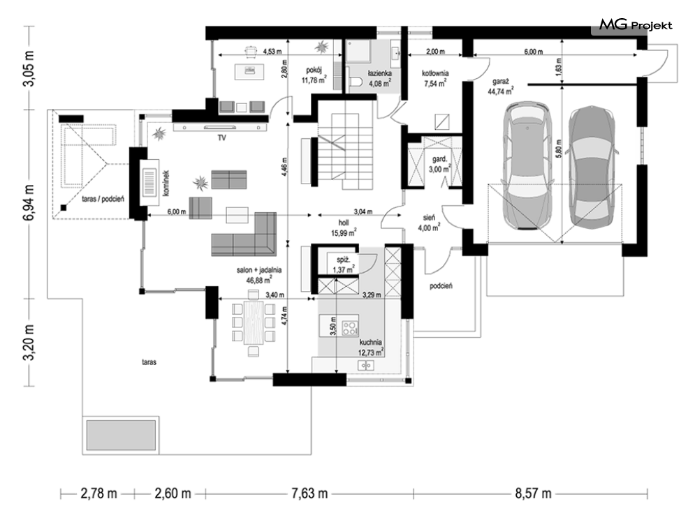 Dom z Widokiem 3 wariant C