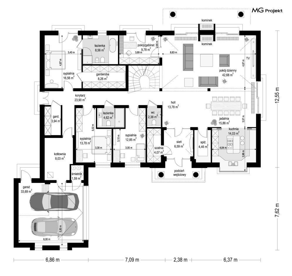 Rezydencja parkowa 3  B