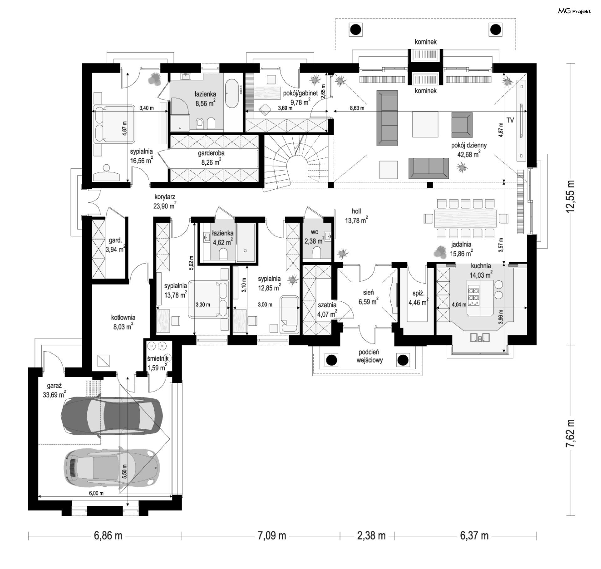 Rezydencja parkowa 3  B