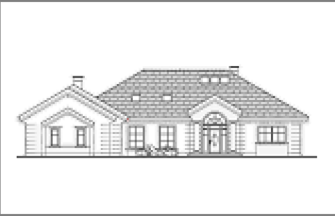 Rezydencja parkowa 3 wariant E