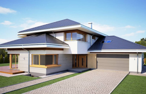 Dom z widokiem wariant C