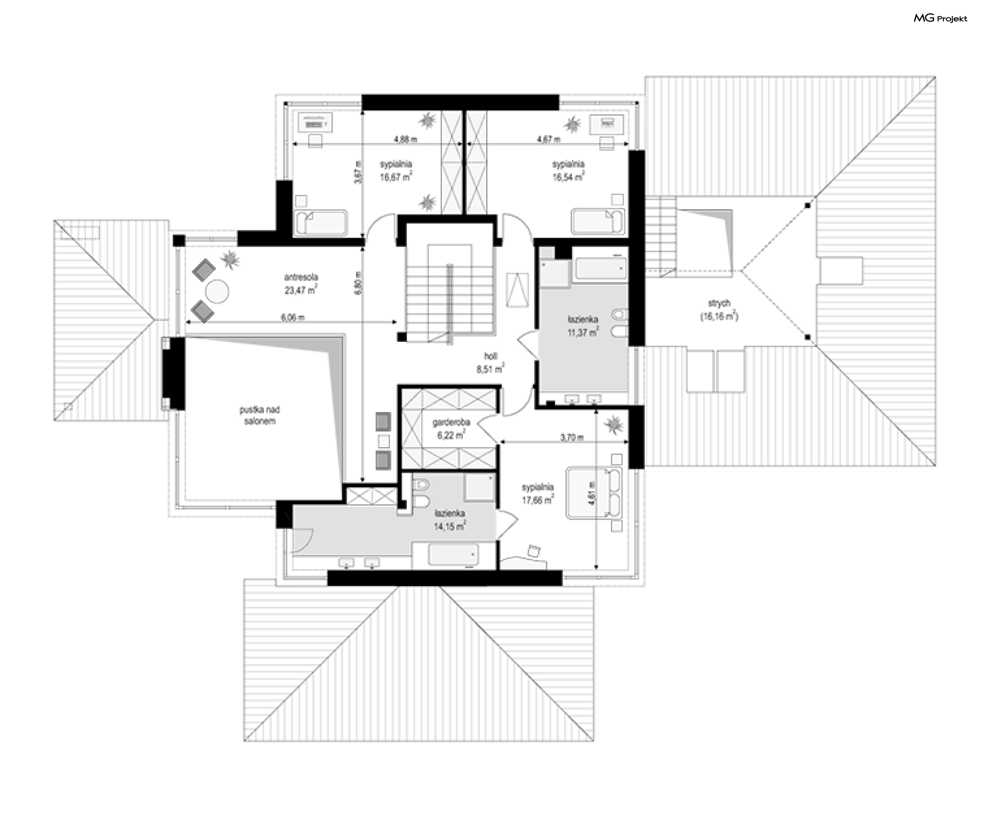 Dom z widokiem wariant D