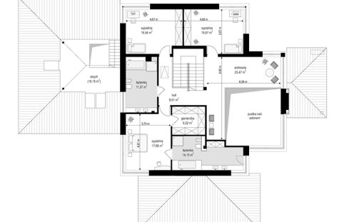 Dom z widokiem wariant D