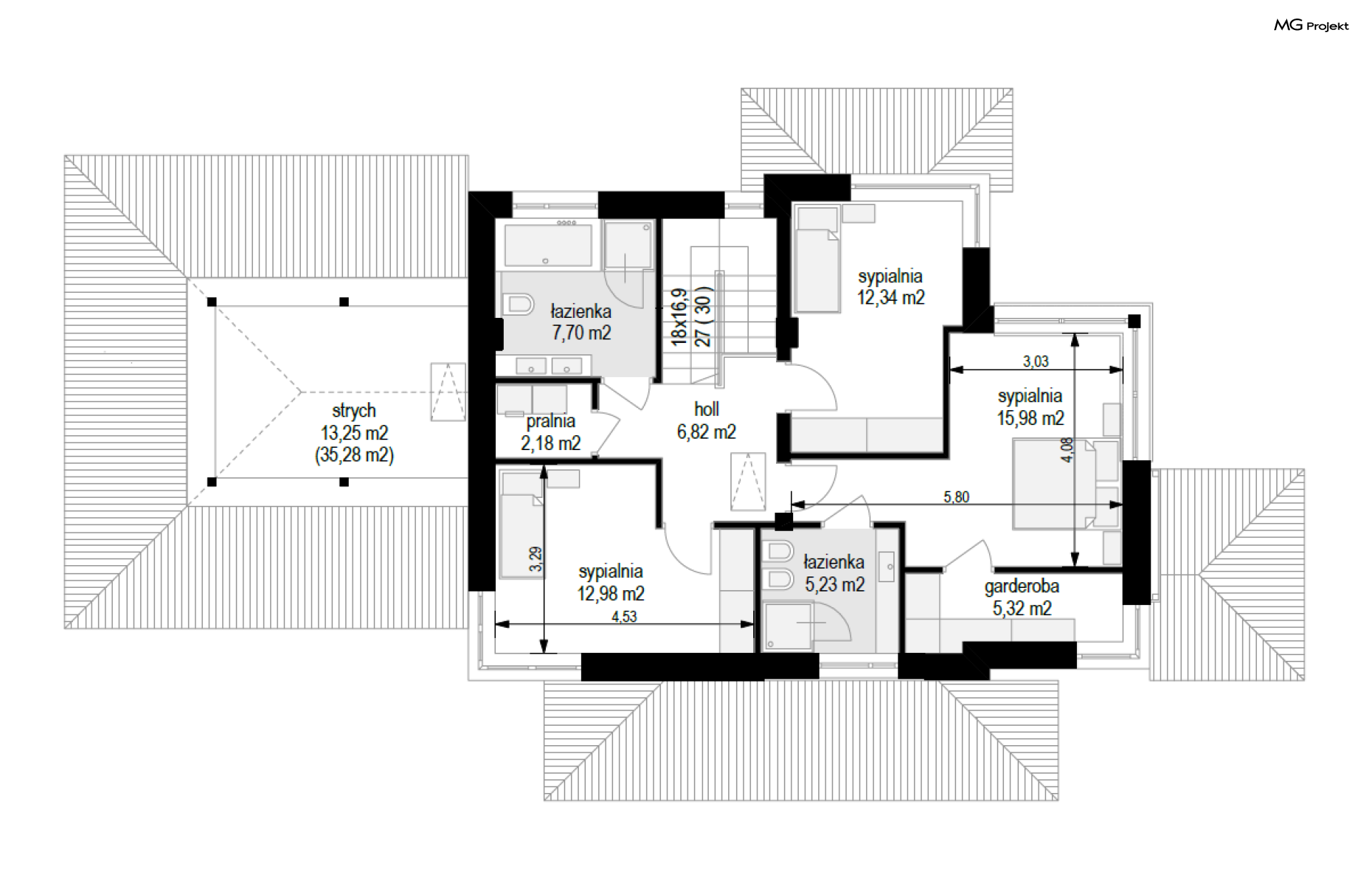 Dom z Widokiem 5 wariant B