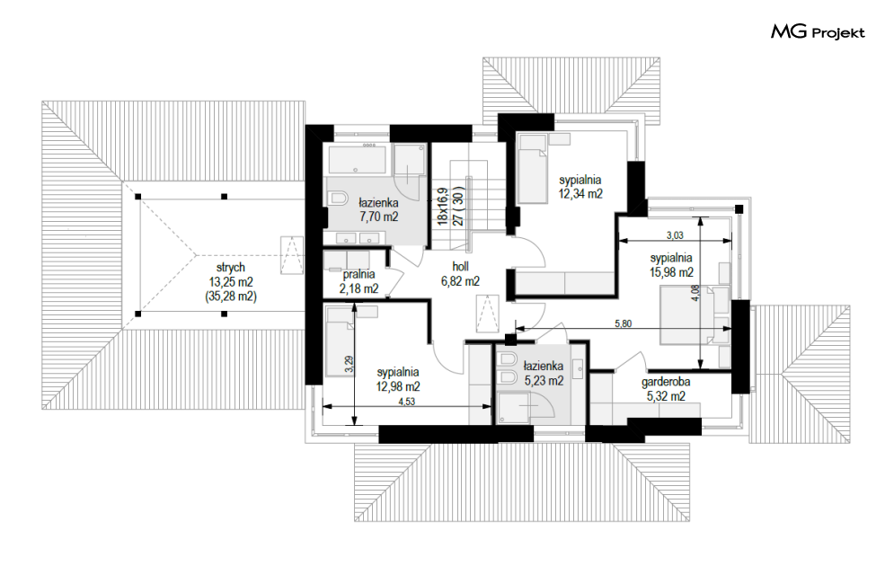 Dom z Widokiem 5 wariant B