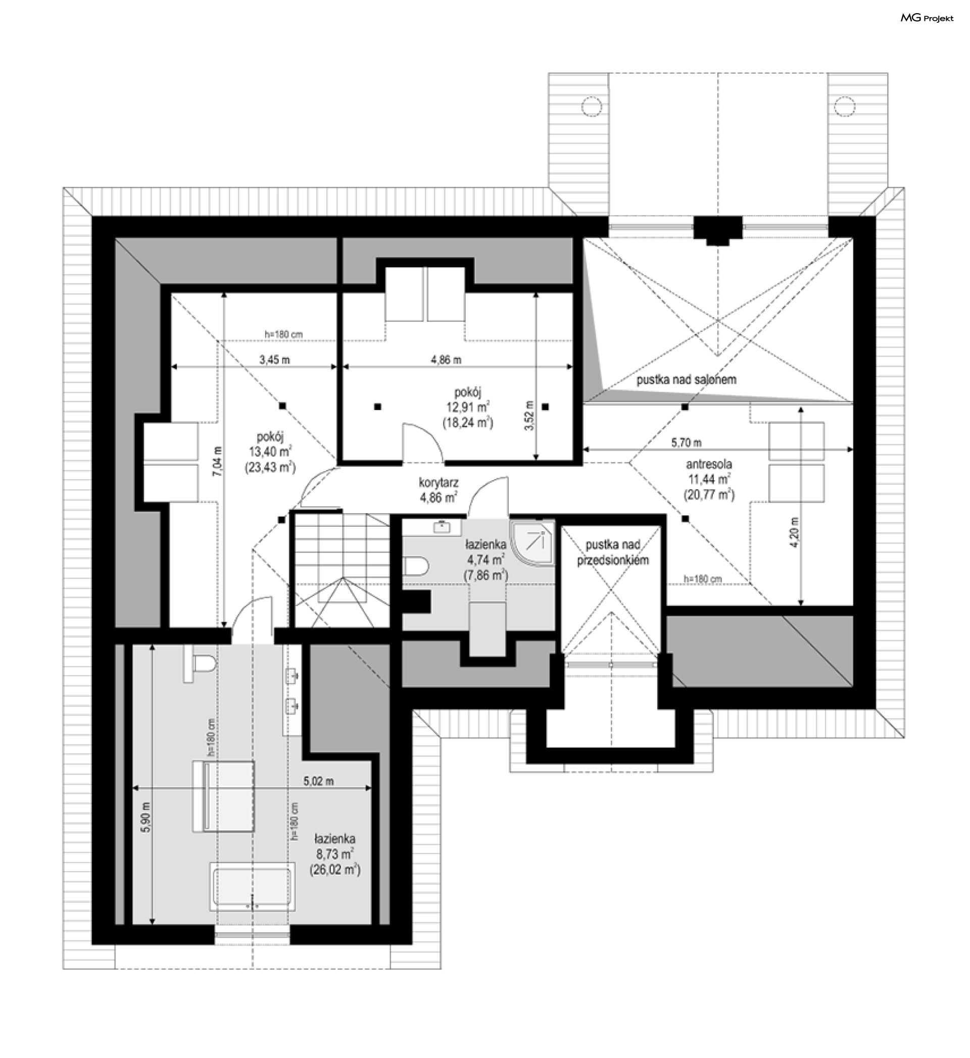 Dom na parkowej 6 wariant B