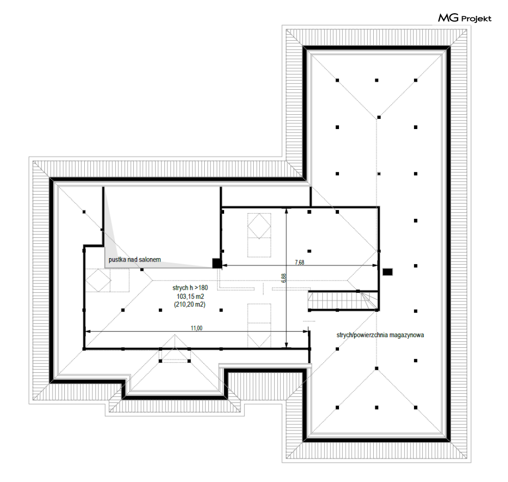 Willa Parterowa wariant B