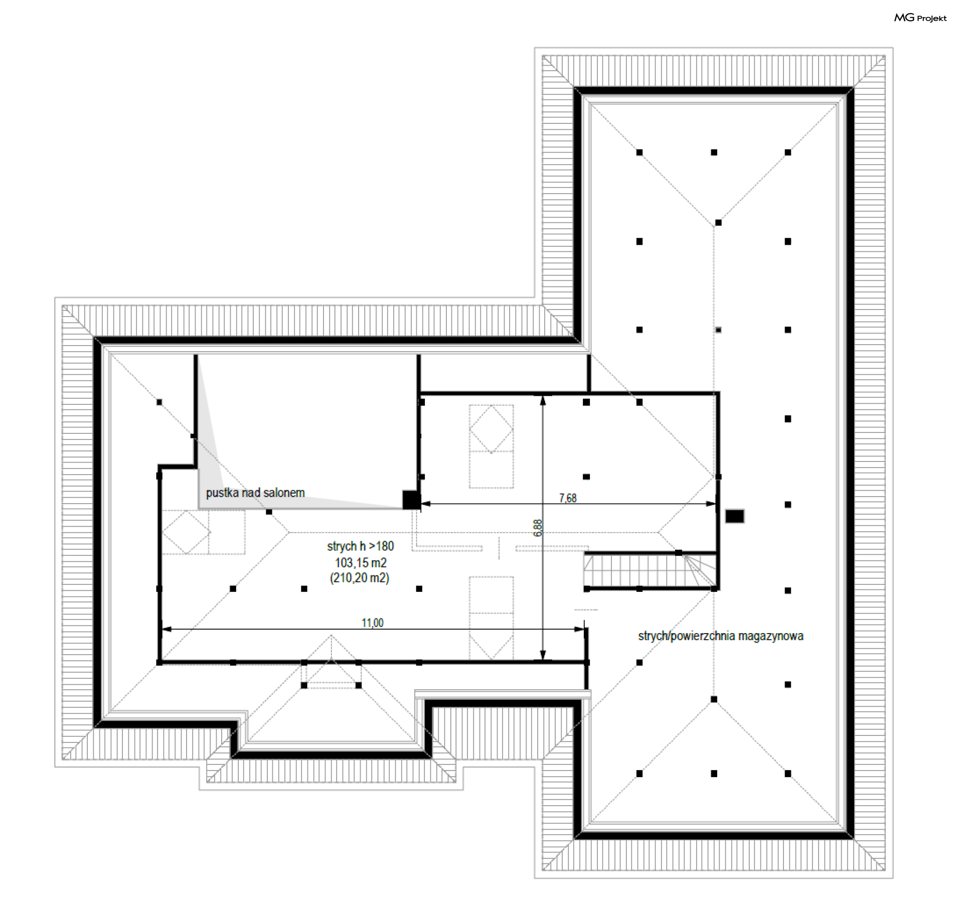 Willa Parterowa wariant B