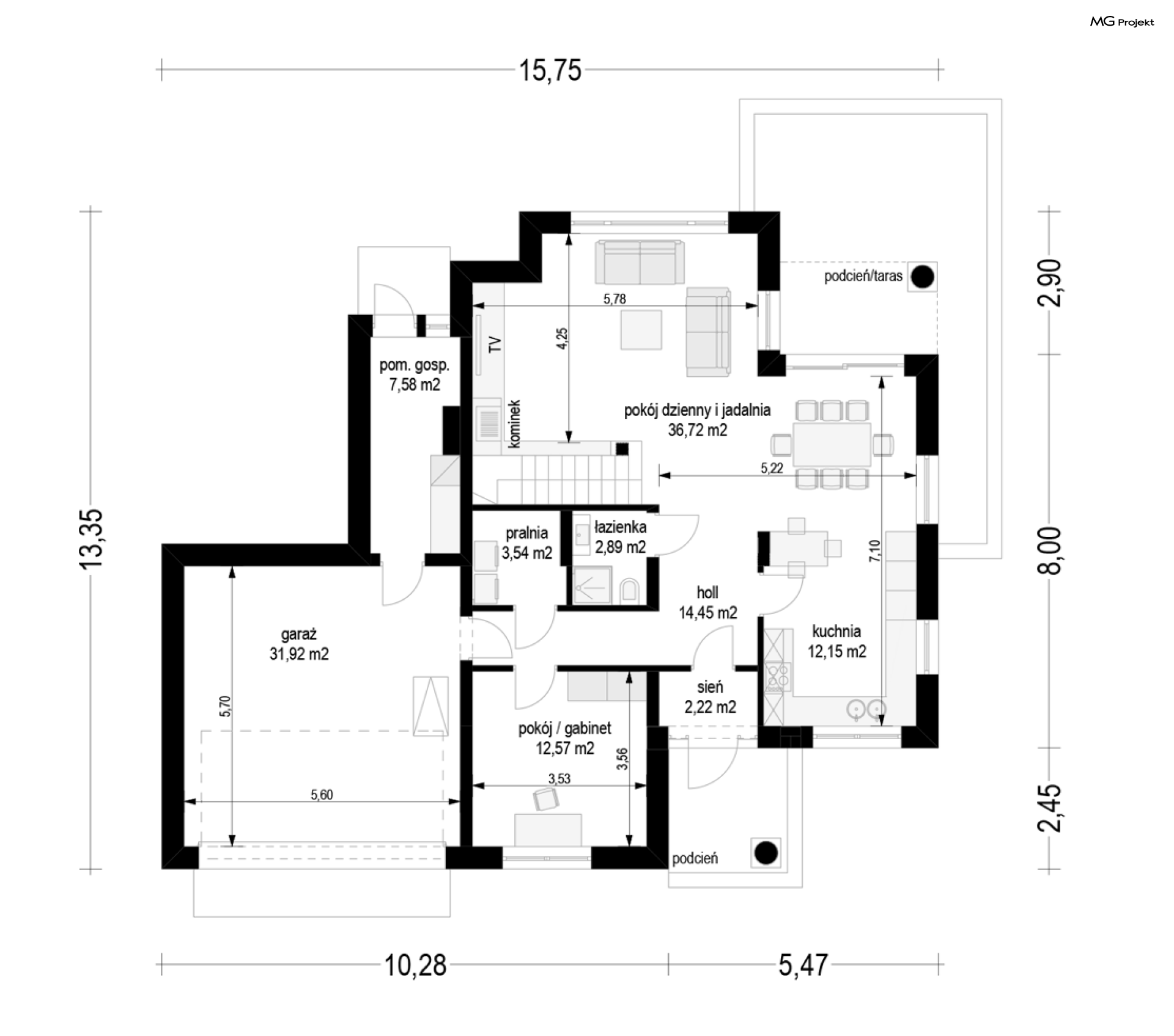Willa diamentowa wariant D