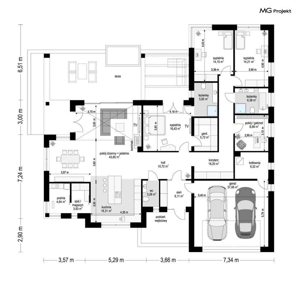 Willa Parterowa wariant C