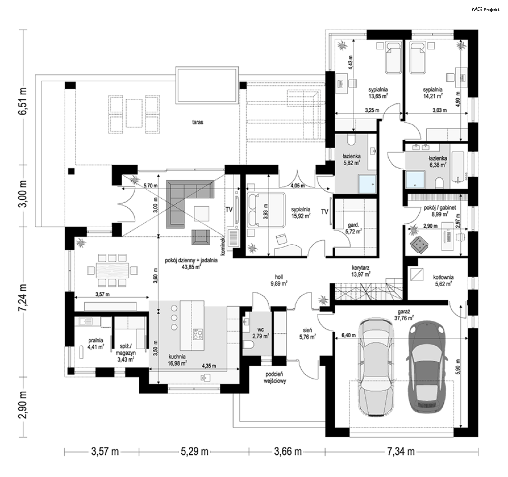 Willa Parterowa wariant D