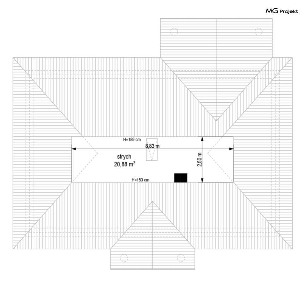 Dom na Dębowej wariant B