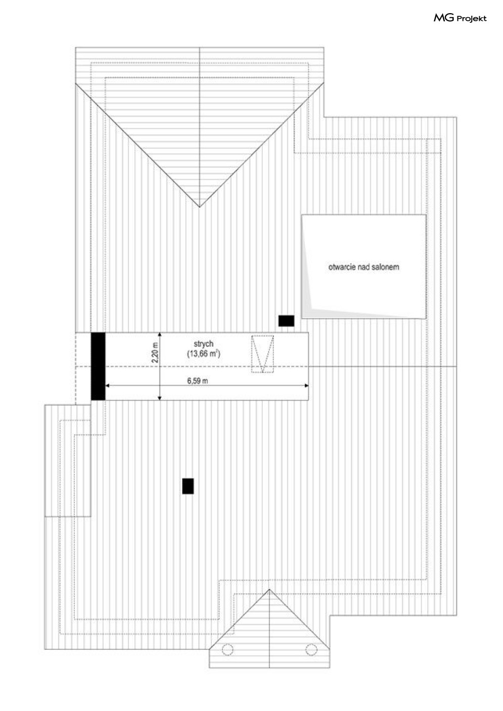 Parterowy Wąski wariant B