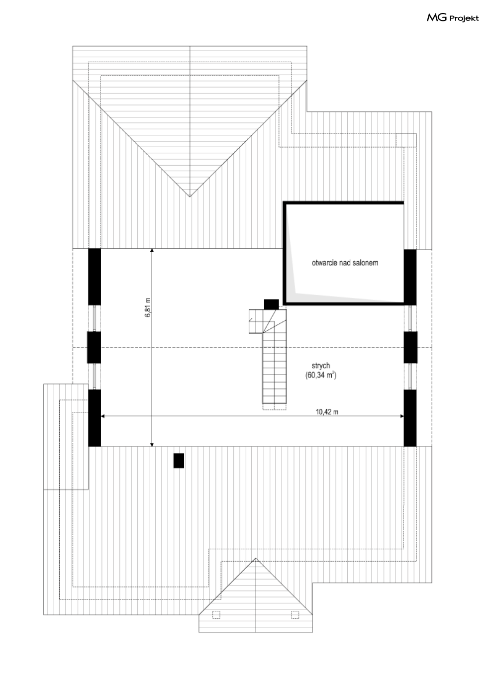 Parterowy Wąski 2 wariant B