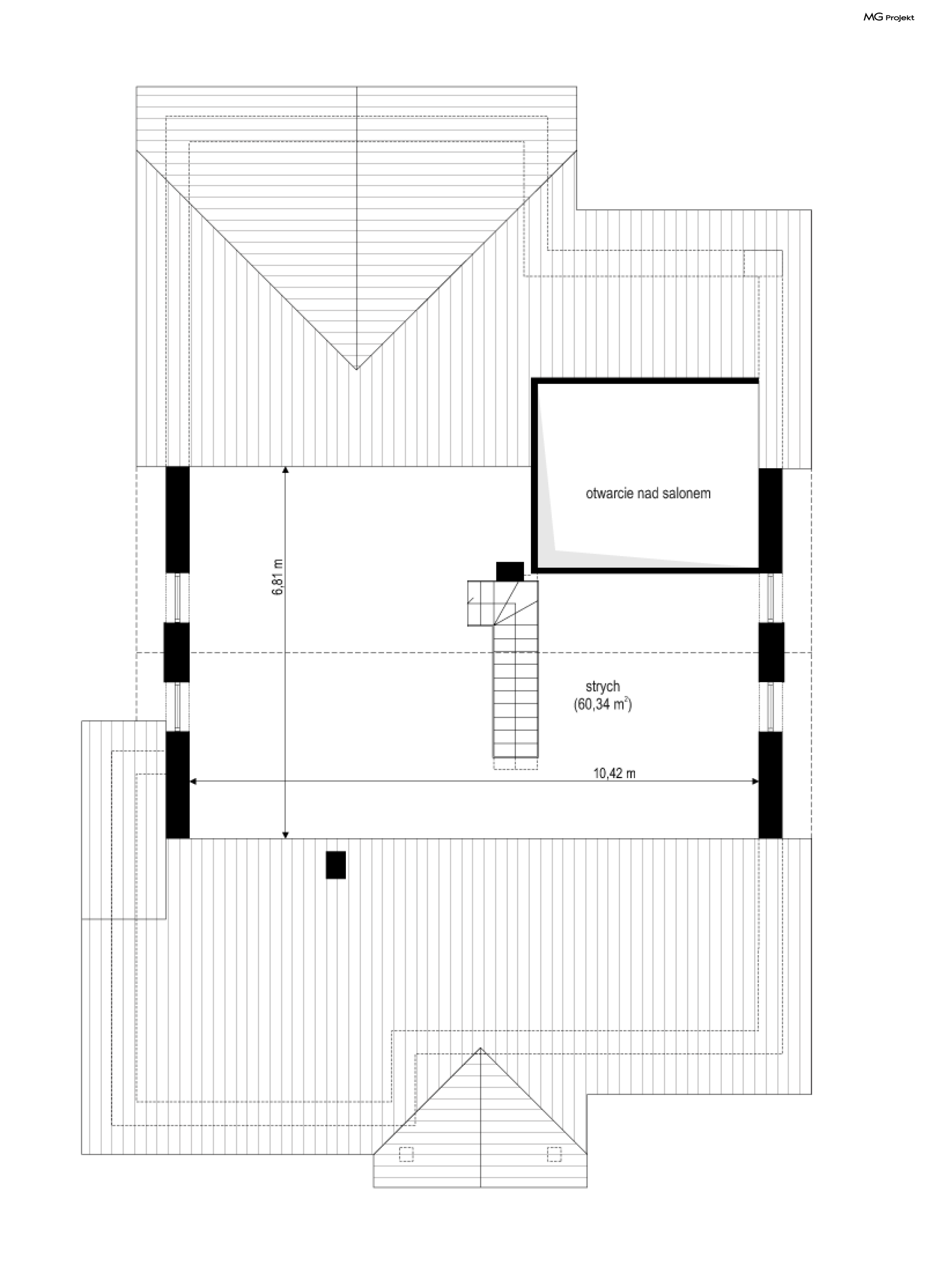 Parterowy Wąski 2 wariant B