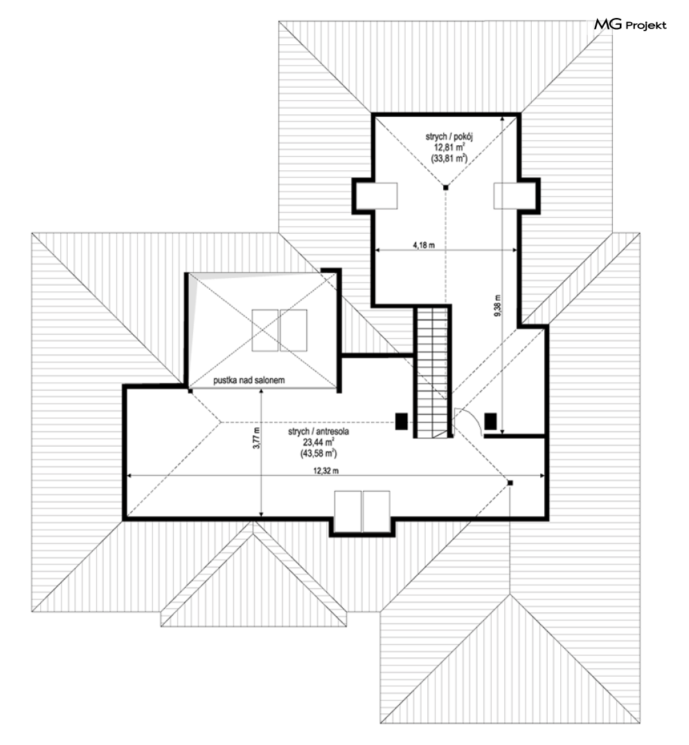 Willa Parterowa 4 wariant B